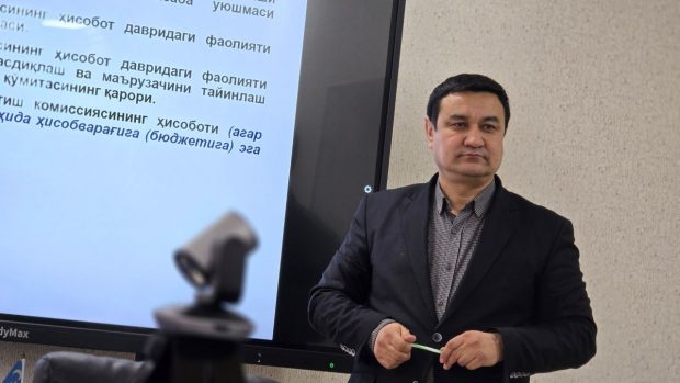 Kasaba uyushma tashkilotlarida hisobot-saylovlarni o‘tkazish bo’yicha Navoiy viloyatida o‘quv seminar tashkil etildi