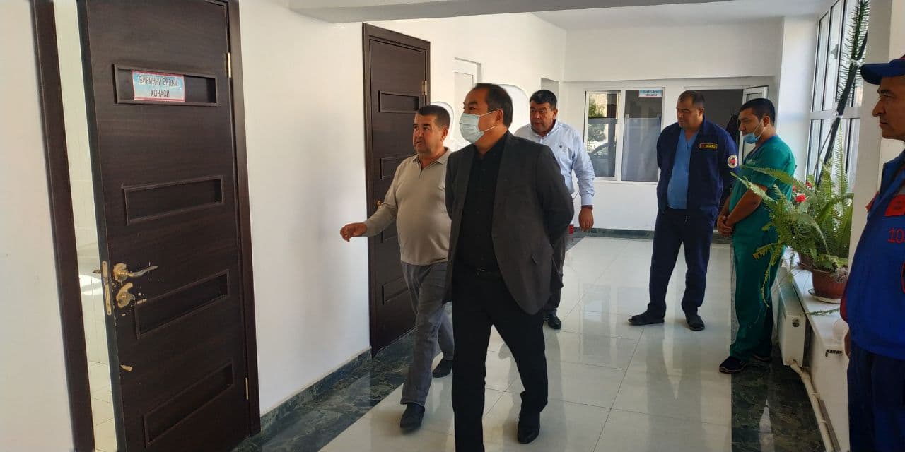 Қамчиқ довонида жойлашган тиббиёт муассасалари фаолияти ўрганилди
