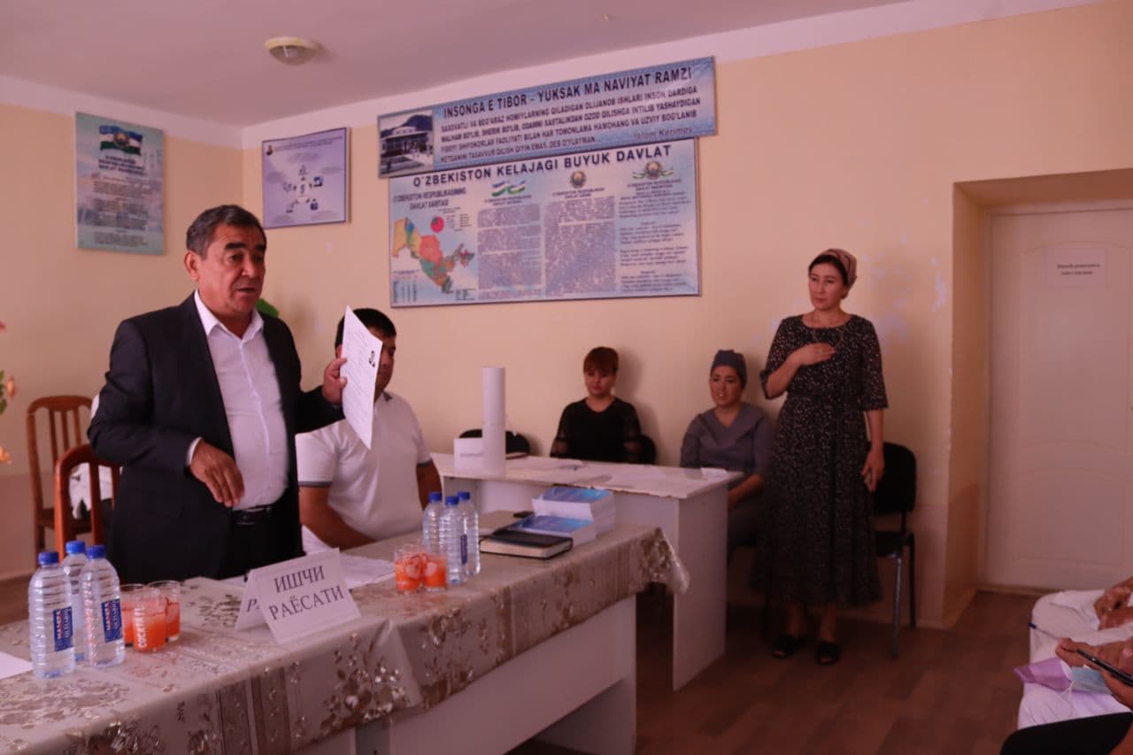 Пахтаобод туман тиббиёт бирлашмасига янги касаба уюшма қўмитаси раиси сайланганди